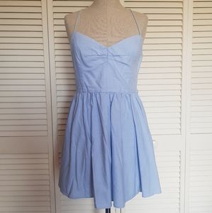 **SOLD**American Apparel Light Blue Tie Back Dress
